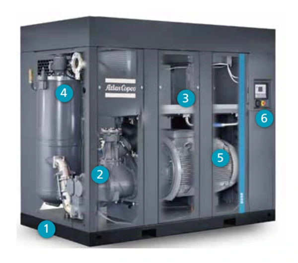 Како да го отстраните светлото за дефект на компресорот за воздух со завртки